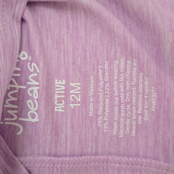 JUMPING BEANS BRAND GIRLS TANK TOPS AND SHORTS BUNDLE SIZE 12 MONTHS - Picture 10 of 12